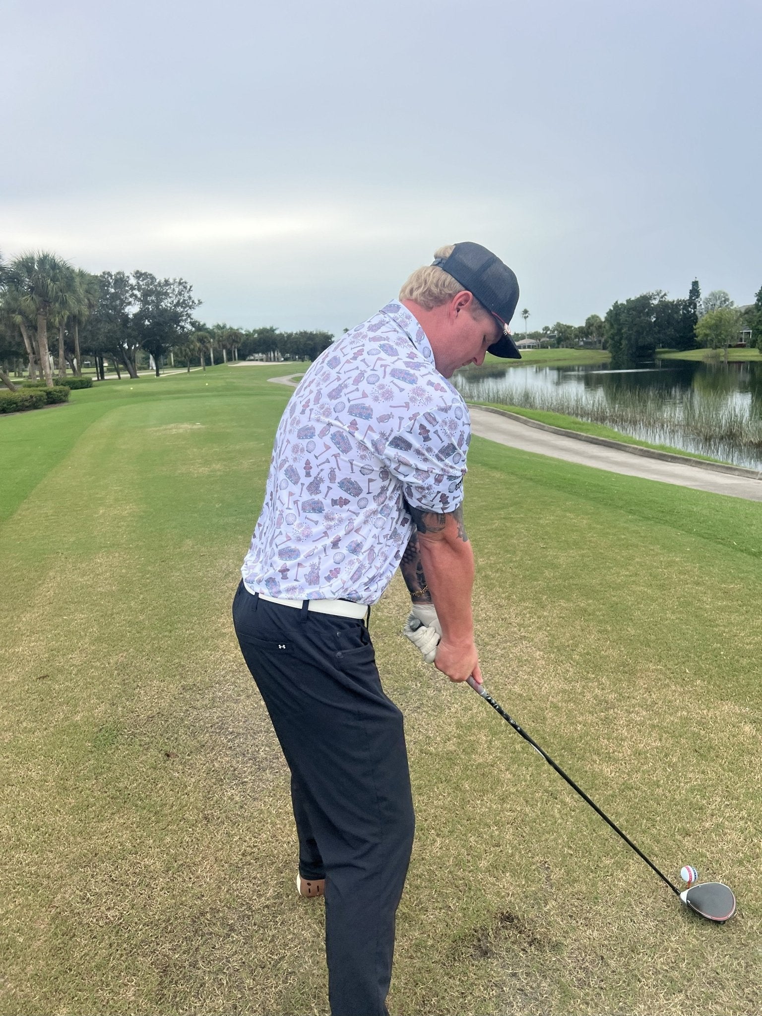 First Due for Freedom - Black Cloud Golf Apparel