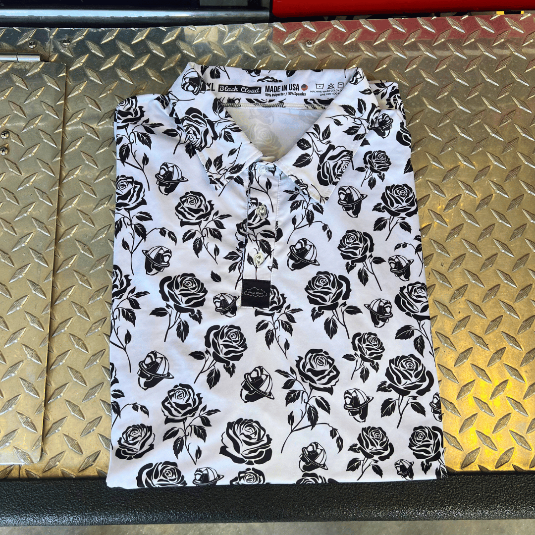 Smoke & Roses - Black Cloud Golf Apparel